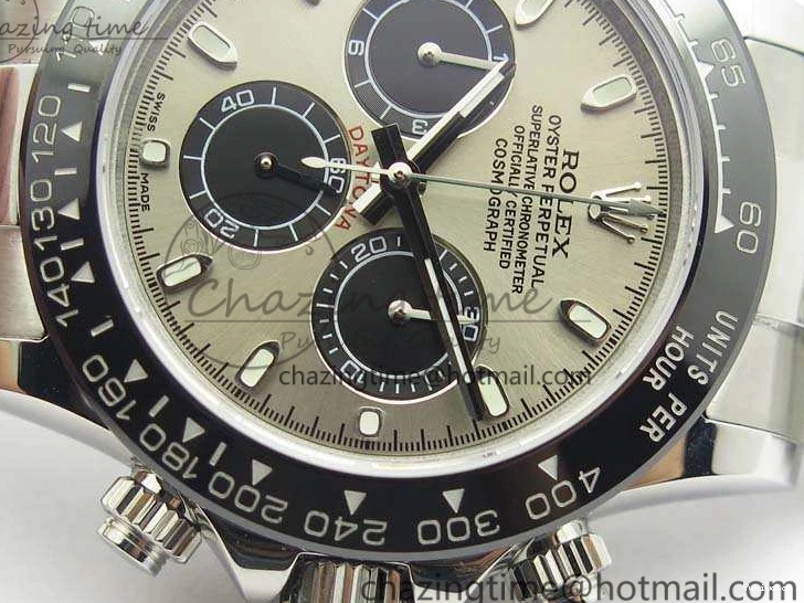 Bracelet A4130 Edition Daytona Gray Bezel On SS Dial JH 116519LN Best Ceramic 0908